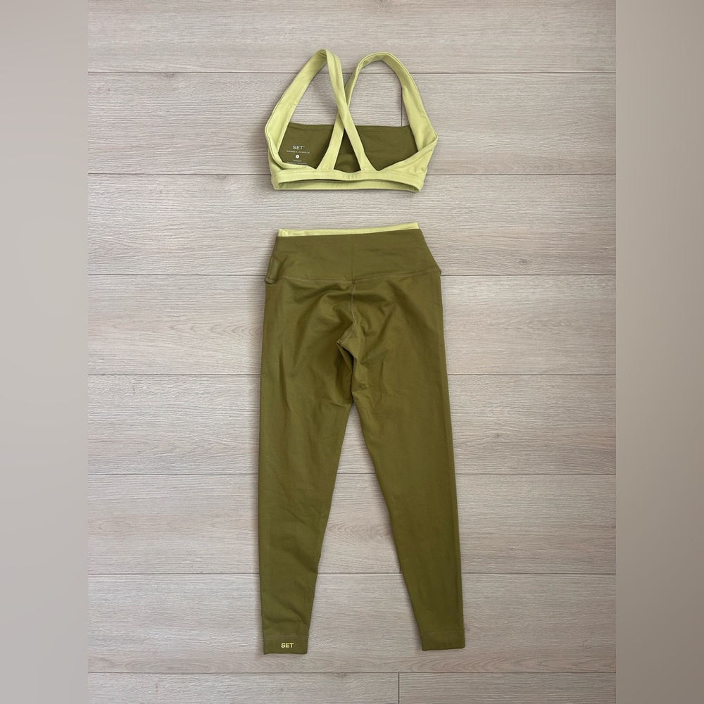 SET Active Formcloud Crossback Bra & Cloud Control Leggings Set Margarita - Picture 12 of 15